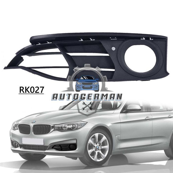 Решетка за BMW 3 серия F34 Gran Turismo ляв халоген в предна броня