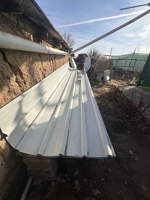 Профнастил арзон нархда 0.4 мм. 35мм гофрали ишлатилмаган. Profnastil