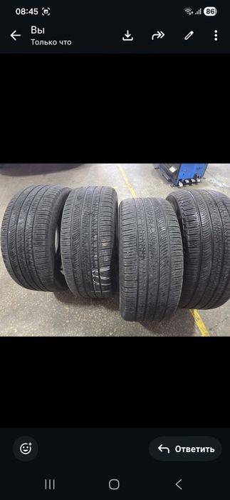 Шины летние б/у.