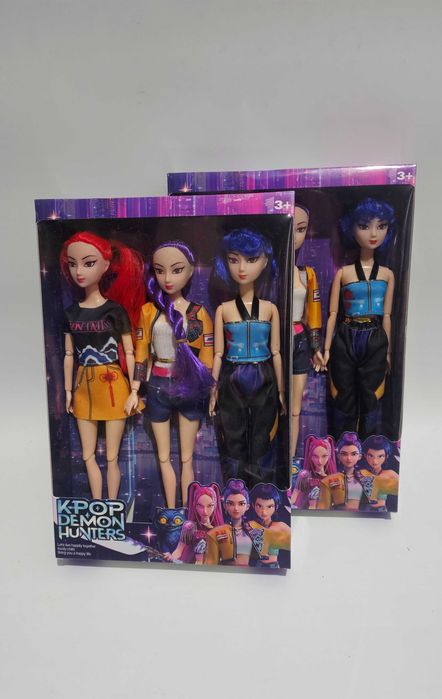 K- POP. Demon hunters | Кей Поп Ловци на демони 3бр. кукли в кутия