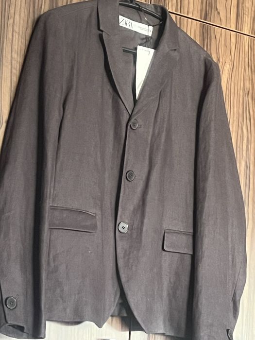 Ново!Zara лен сако