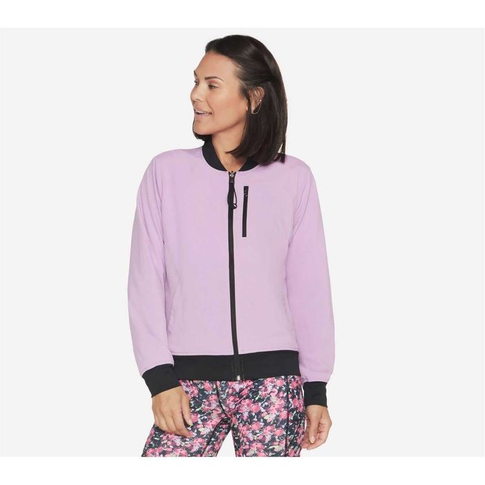 Дамско двулицево яке Skechers skechweave fantasy bomber jacket - S,M,L,XL,2XL размери