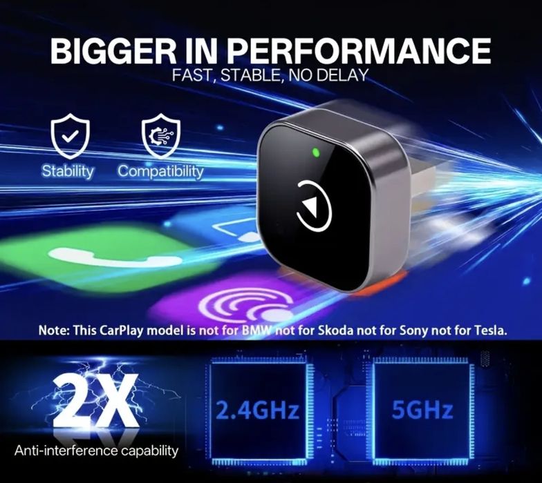 Wireless Carplay Безжичен адаптер за кола