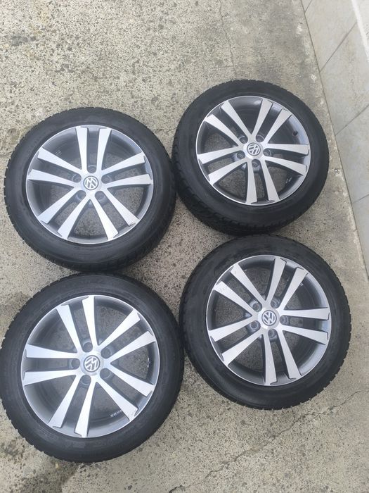 Jante 17x5x112 VW cu anvelope