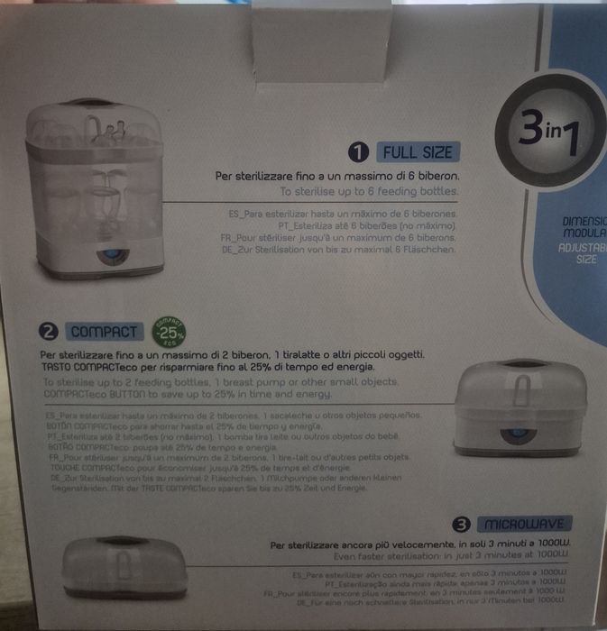 Sterilizator Chicco 3 in 1