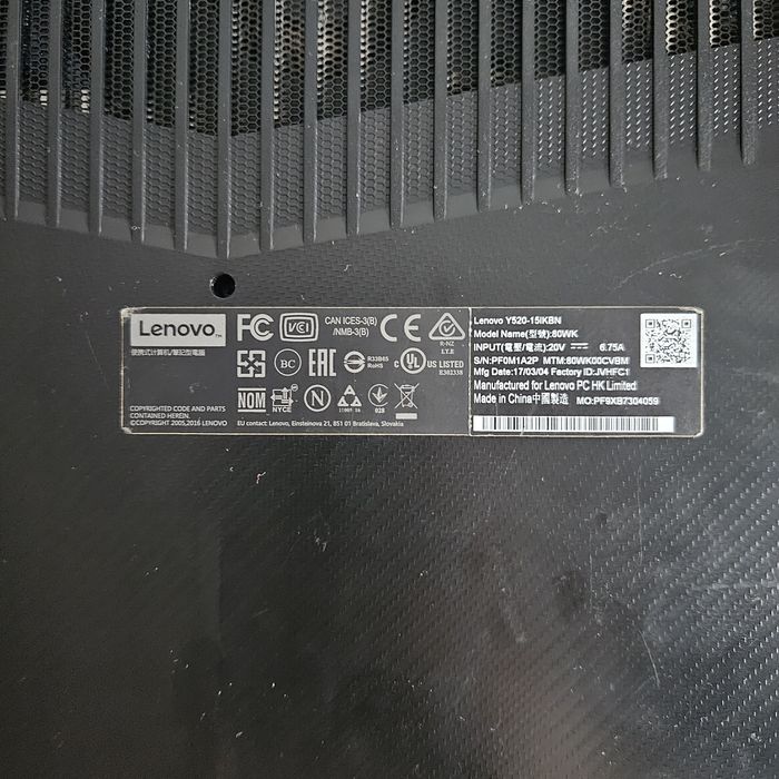 Lenovo Y 520 Legion