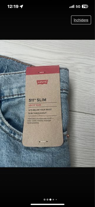 Blugi Levis W30.  L32