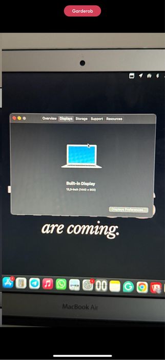 MacBook Air 2017 года.