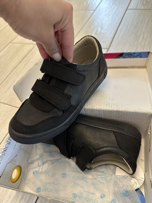 Туфли школьные кожанные