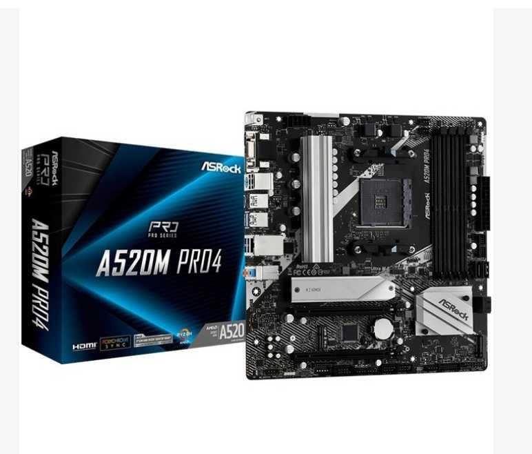 kкомбо процесор AMD Ryzen 7 5700G + дънна платка ASRock A520M PRO4 + 2х16G RAM pамет Kingston FURY Beast