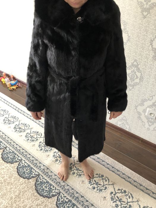 Шуба из натуральный кожа