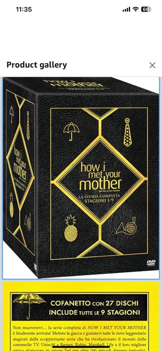 Film Serial How I Met Your Mother - Season 1-9 DVD BoxSet