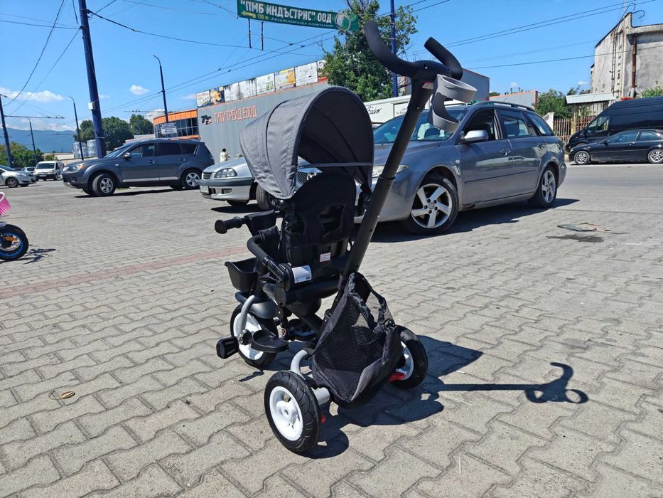 BYOX Детска триколка Flexy LUX сив
