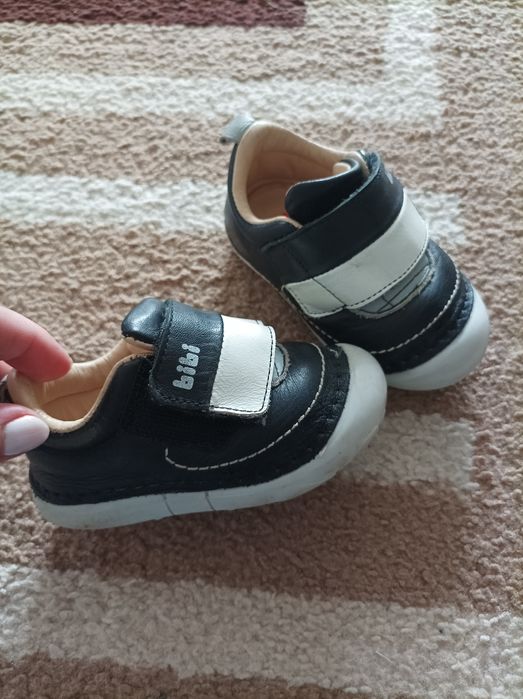 Papucei primii pașii piele BIBInr21/12,5cm