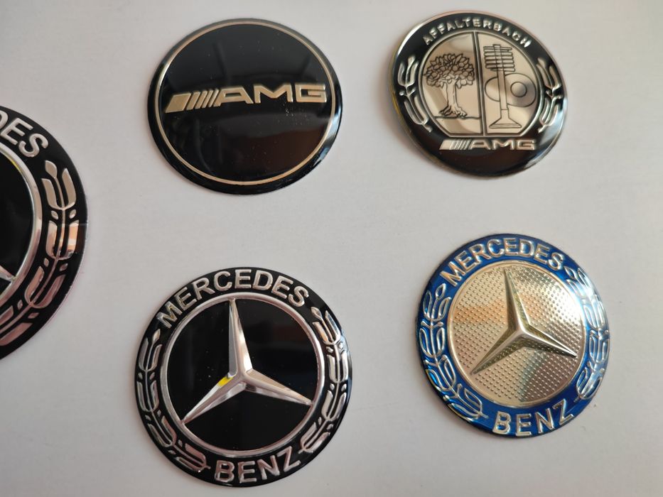 Емблема волан Мерцедес 38мм 52мм mercedes емблеми  амг AMG