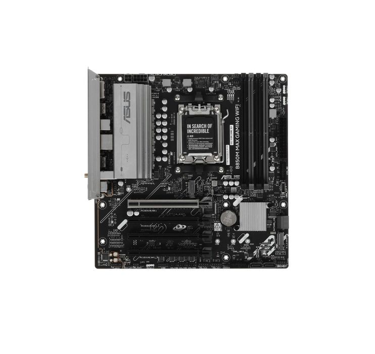 - Материнская плата MB Asus AMD AM5 B850M Max Gaming WiFi DDR5