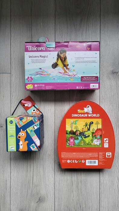 Puzzle-uri copii 3+ ani (Djeco, Eurekakids, Peaceable Kingdom)