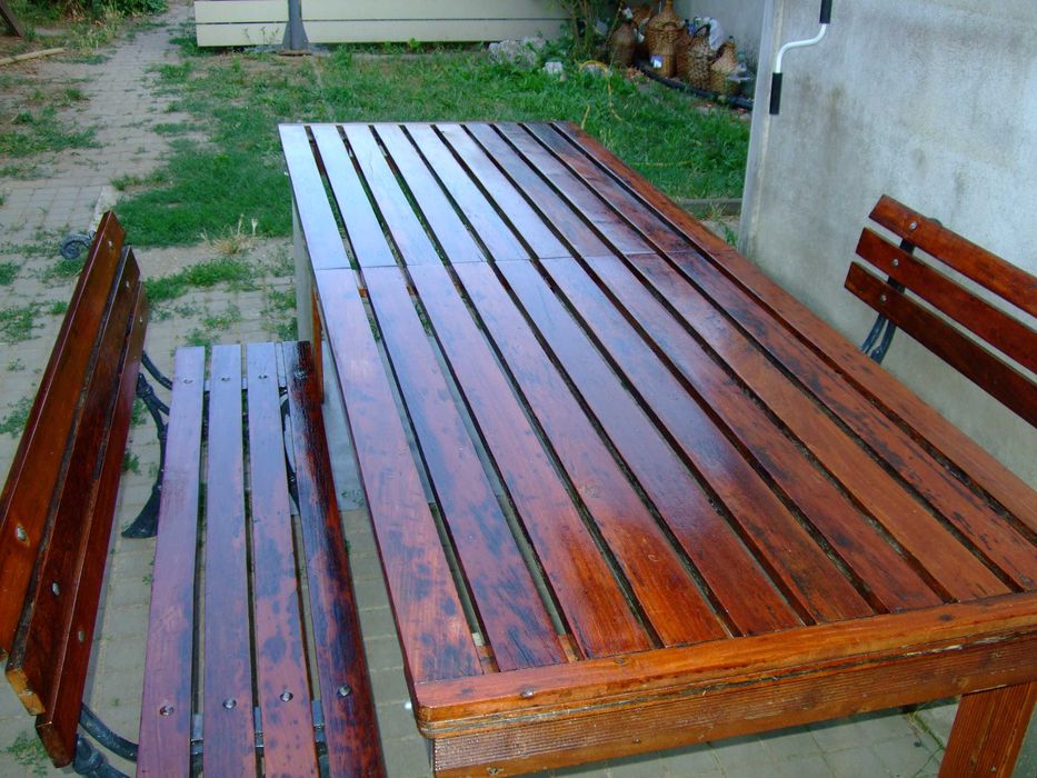 Set masa de gradina si banci