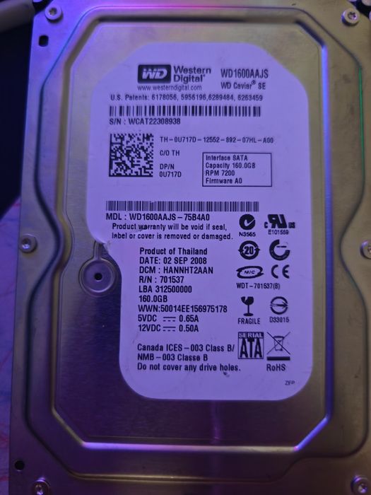 Жесткий диски hdd 5 шт