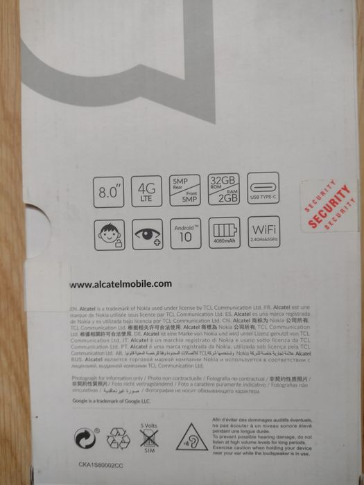 Таблет 8" Alcatel