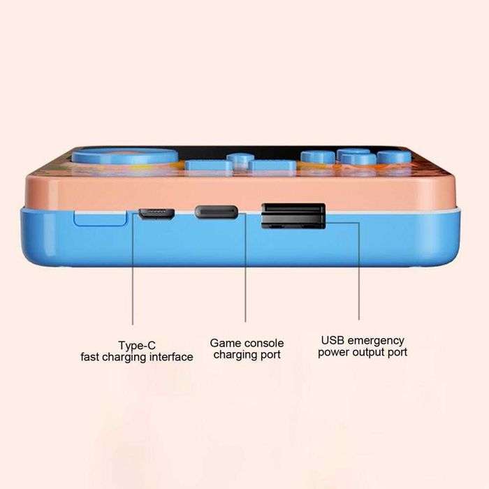 Преносима игрална ретро конзола STELS G6, 666 игри, Retro Games