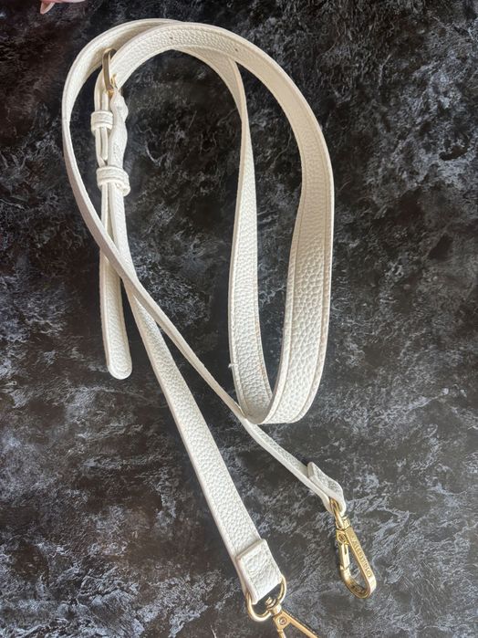 Valentino - Бяла кожена чанта