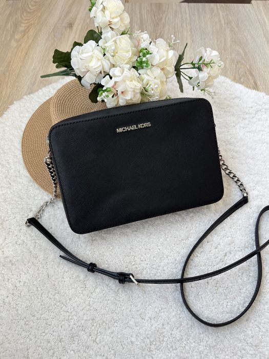 Michael Kors Guess Liu jo дамска чанта от естествена кожа сафиано