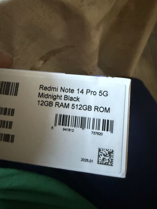 Xiaomi Redmi Note 14 Pro 12GB ram 256gb rom