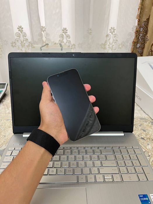 iphone13 pro 128 tali yomks 74 holati idial kar dak yoq garantya bor