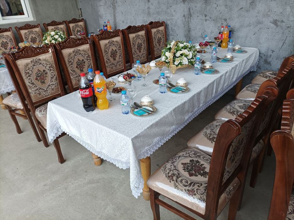 24/7 stol stul prokat qozon ochoq samovor naves zontik xar xil turdagi