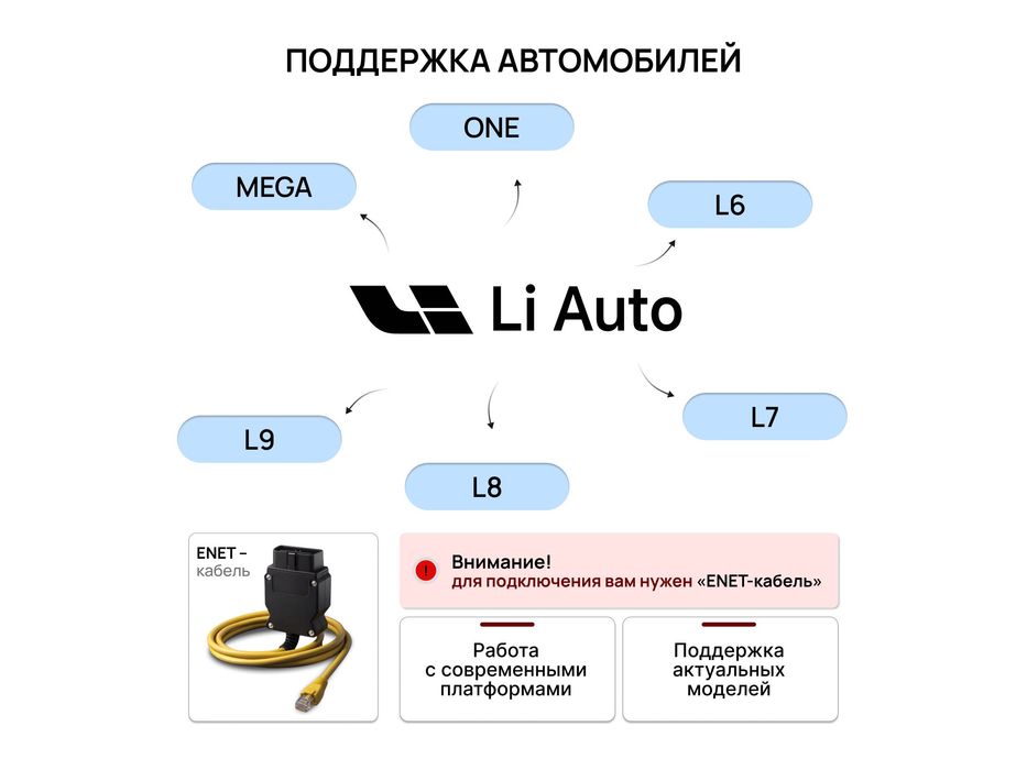 Li Auto LDM программа, дилерская диагностика, полный доступ
