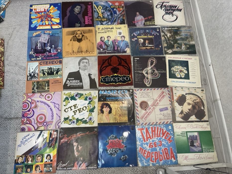 Виниловые пластинки коллекция