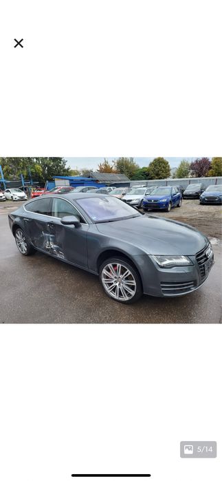 Bara fata audi a7 completa, cu instalatie senzori, spalarori far etc