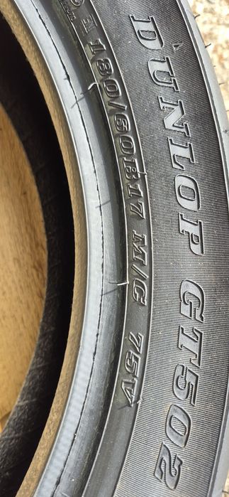 O anvelopa moto spate noua Dunlop GT502,180/60/B17,dot 2018.