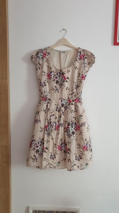 Rochie M 38 Atellier, bumbac, imprimeu floral