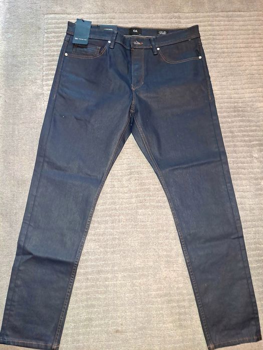 Blugi C&A ceruți cu efect piele,slim tapered.model Rick Owens