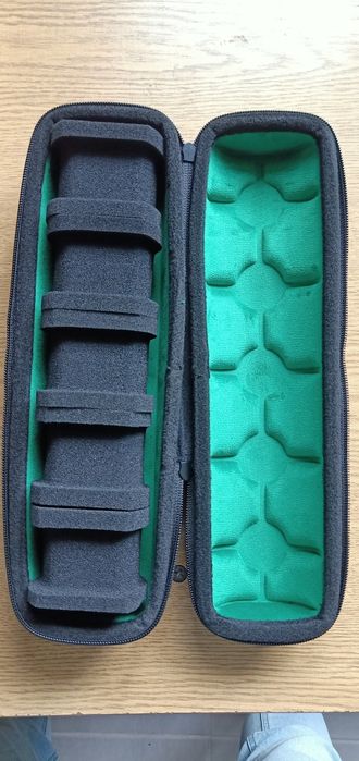 Преносим твърд калъф с цип за 5 часовника