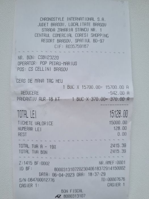 Ceas TAG Heuer Carrera Date Calibre 5 WBN2111.FC6505