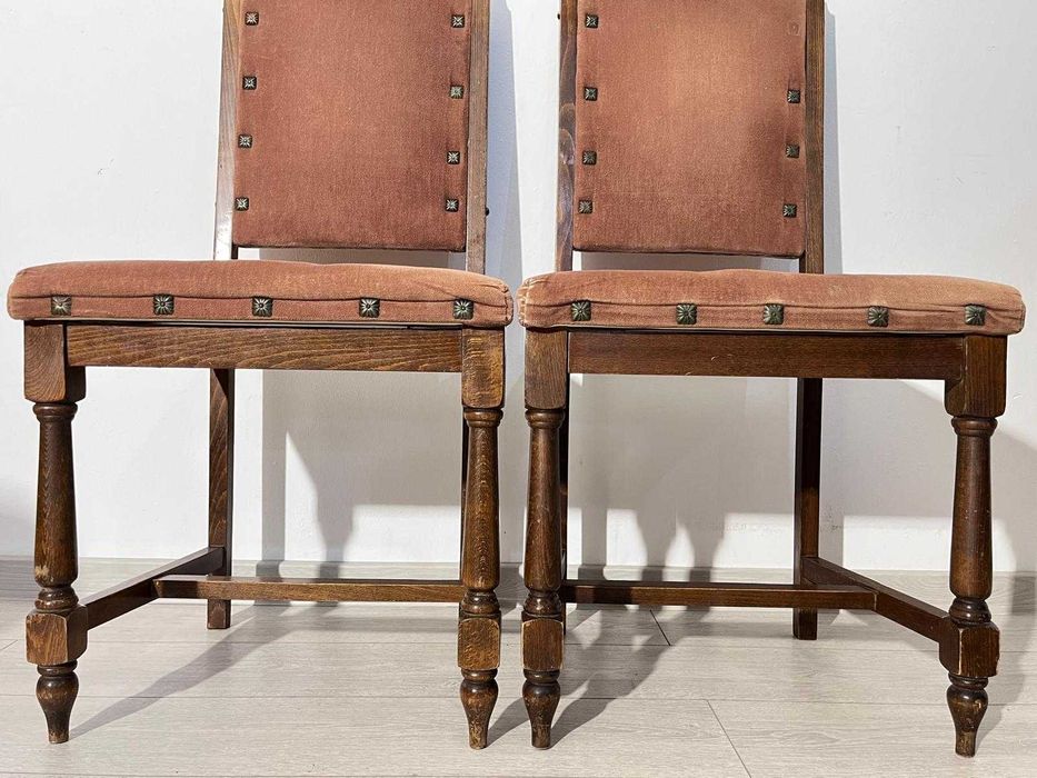 4 Buc. Scaun Vintage din Lemn