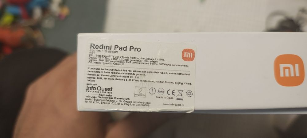 Tableta Xiaomi redmi pad pro