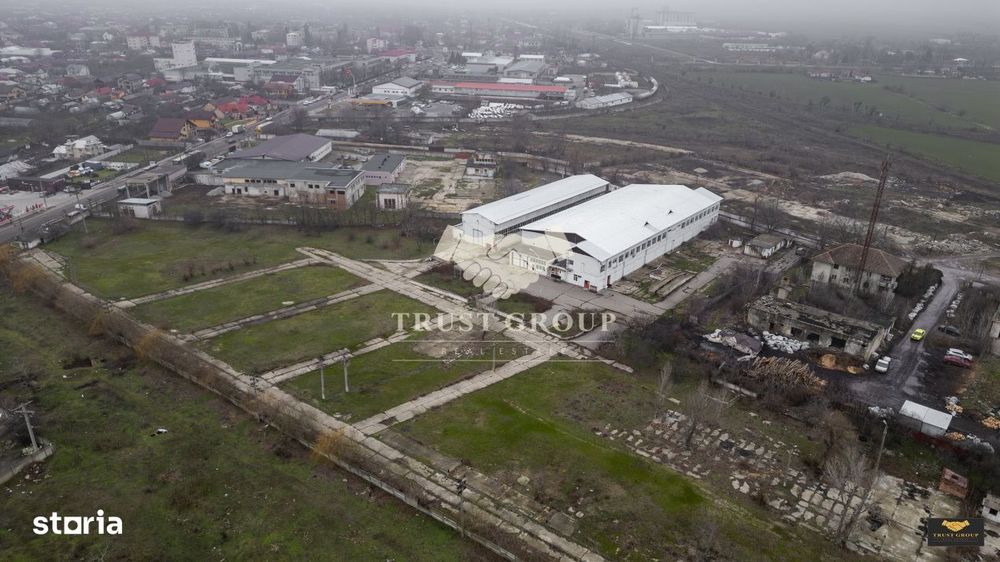 Teren 28.788m + Hale industriale + Sediu Firma