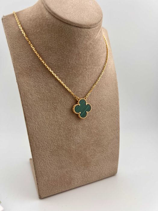 Колье малахит Van Cleef