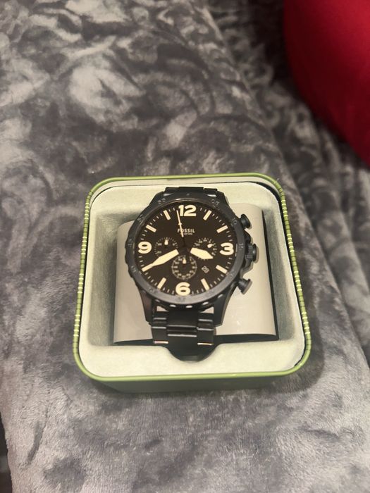 FOSSIL NATE 50 мм Мъжки часовник JR1356 ЧИСТО НОВ В КУТИЯ. Отличнен.