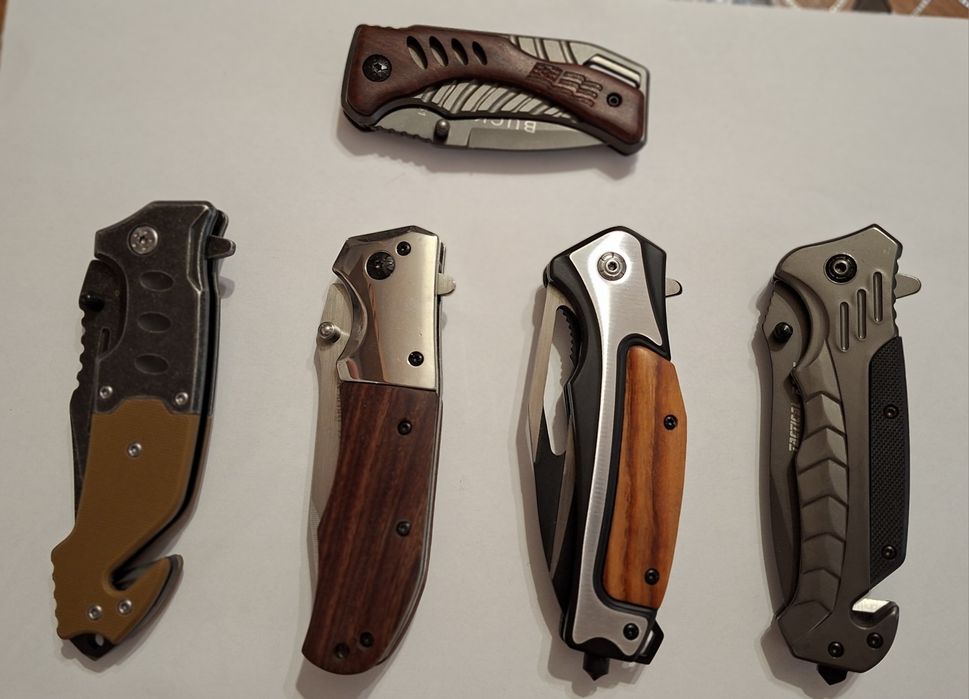 Briceag / Cuțit pliabil drumeție, pescuit, vânătoare, modele diverse