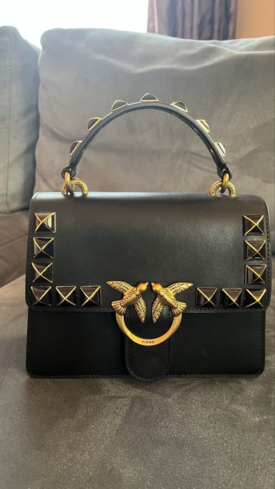 Кожена чанта Pinko