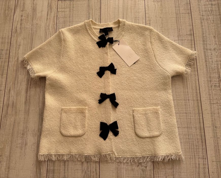 Разкошна жилетка ZARA панделки