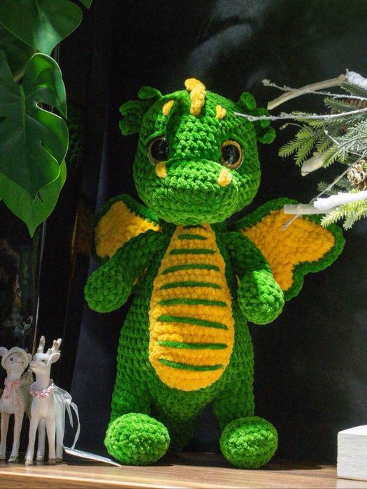Игрушка  ручной работы дракон