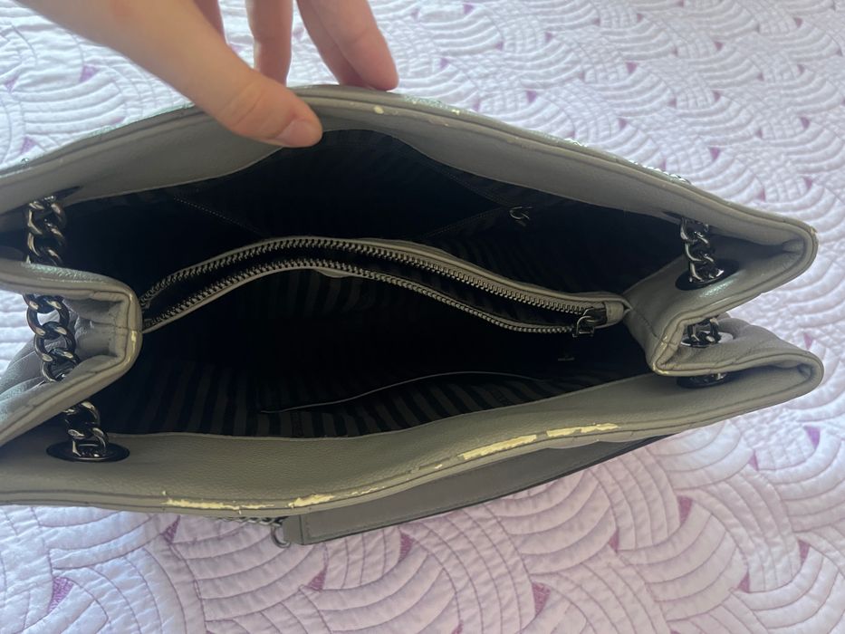 Geanta de umăr gri Victoria’s Secret