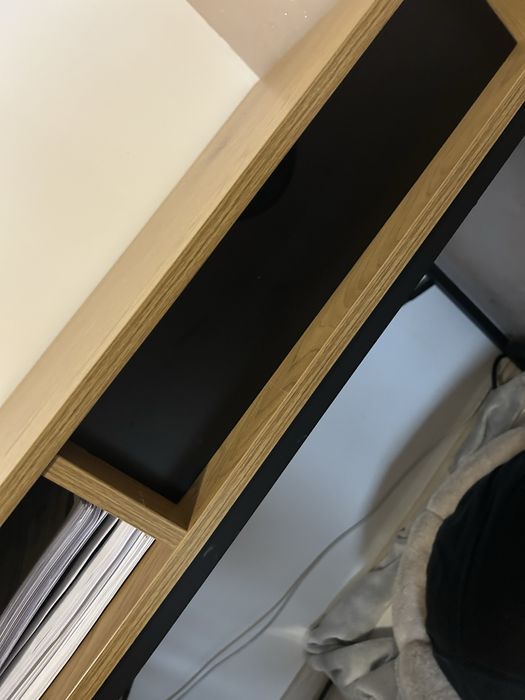 Birou Jysk 48x95 stejar cald/negru