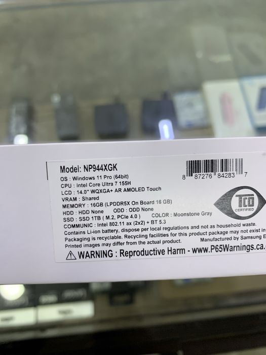 Новый SAMSUNG GALAXY BOOK 4 pro 14inch